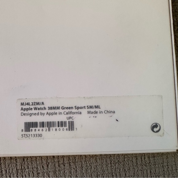 NWT Original Apple Watch Series 9 8 7 SE 38MM 40mm 41MM in Green Sport Band - Picture 4 of 10